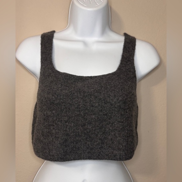 Everlane Renew Crop Tank - Dark Grey - Size M - NWT - Picture 7 of 10
